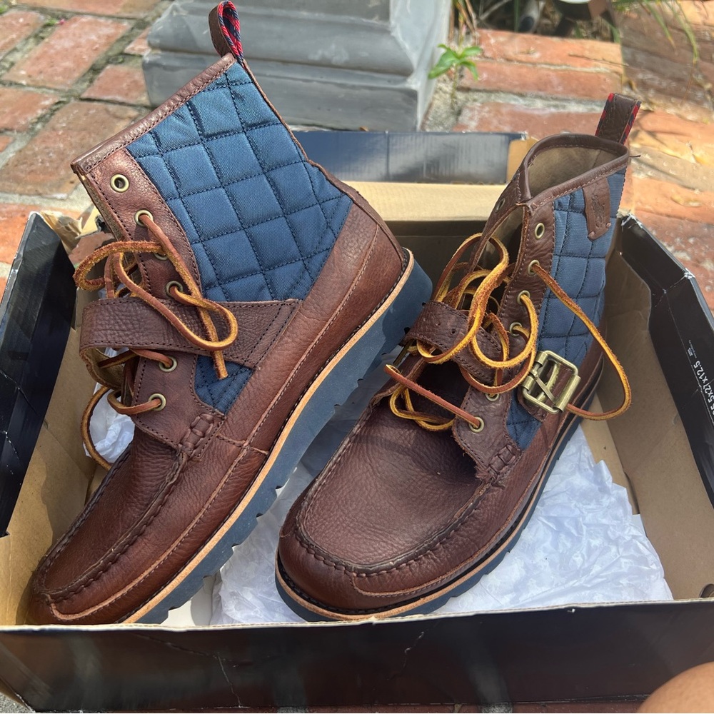 Ralph Lauren’s men’s boot saddleworth lll 10D new